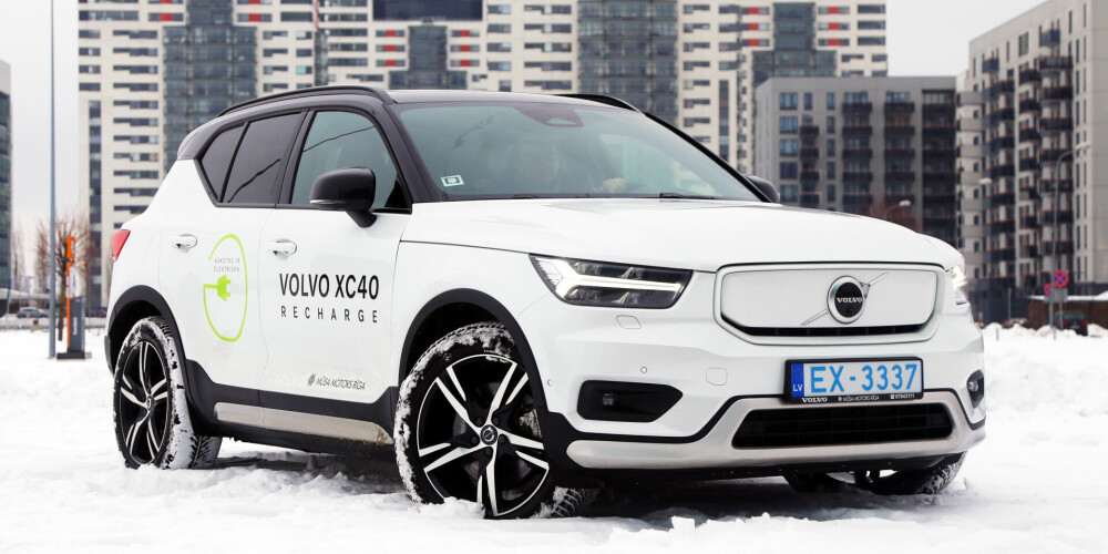 "Deviņvīri" testē zviedru Kārli - "Volvo XC40 Recharge"