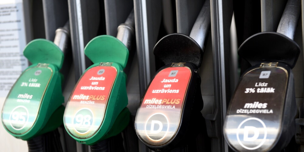 Цены на топливо в странах Балтии растут