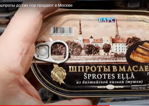 Krievi vilto Latvijas šprotes: Maskavas veikalu plauktos to ir grēdu grēdām! VIDEO