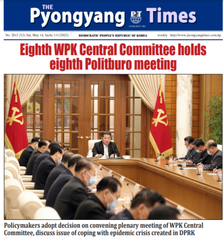 Ziemeļkorejas oficiālais laikraksts angļu valodā “The Pyongyang Times” vēsta par “lielāko satricinājumu” Korejas Tautas Demokrātiskajā Republikā kopš tās dibināšanas 1948. gadā.