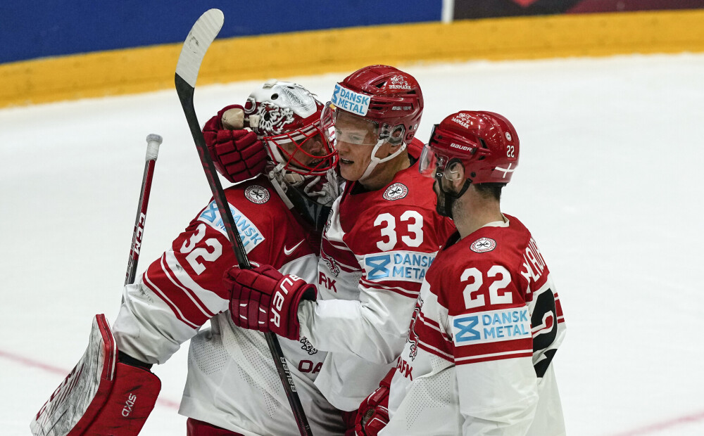 Pasaules hokeja čempionāta spēlēs uzvaras svin Dānija un Austrija