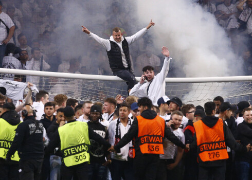 Pirms UEFA Eiropas līgas finālspēles apcietināti vairāki "Eintracht" līdzjutēji