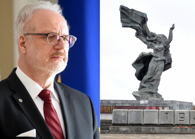 Президент: ""Памятник оккупантов" в Пардаугаве надо снести и затем смотреть, что делать с остальными"