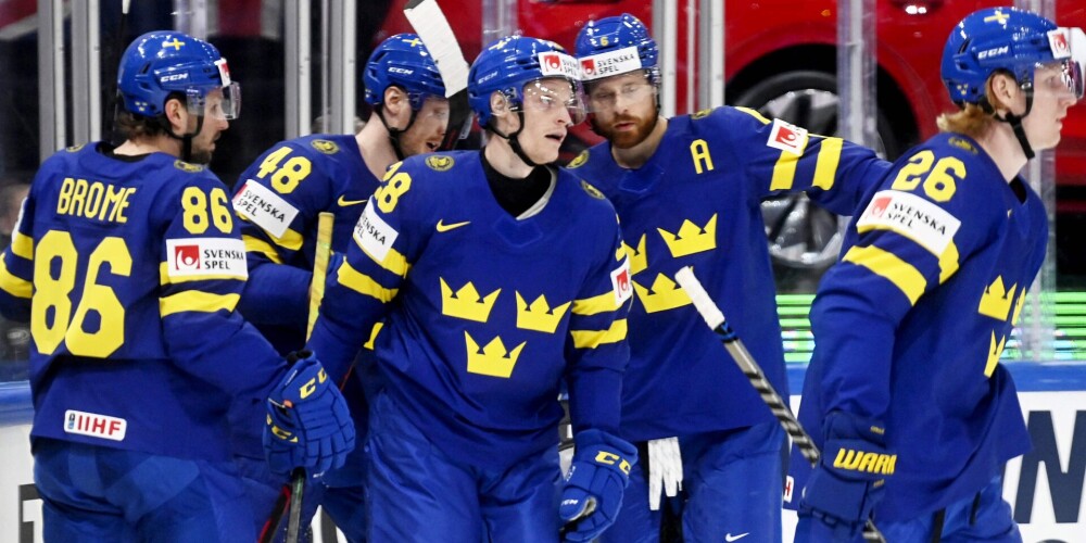 Latvijas pretiniece Zviedrija čempionātam piesaka vēl divus NHL spēlētājus