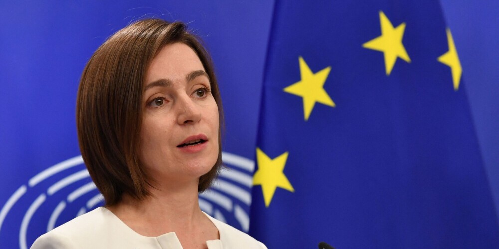 Moldovas prezidente aicina ES dalībvalstis atbalstīt valsts centienus iestāties blokā