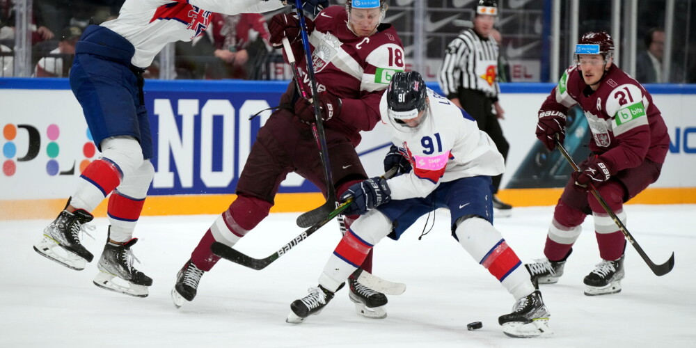 Сборная Латвии одержала победу над Великобританией на ЧМ-2022