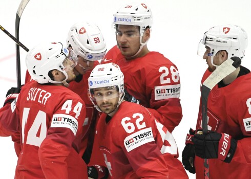 Šveices hokejisti grupu turnīru pabeidz ar 7 uzvarām 7 spēlēs