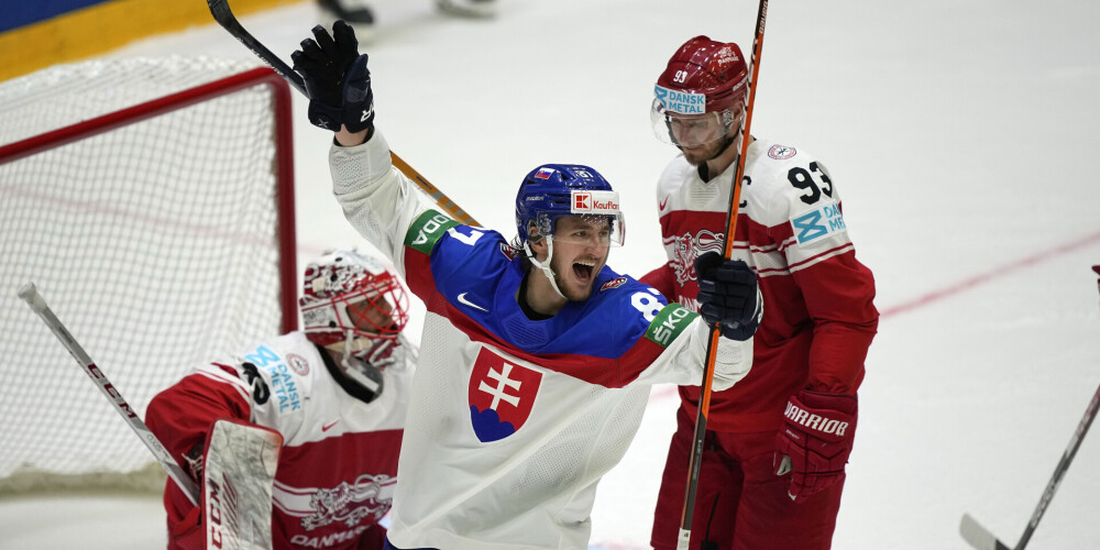 Slovākijas hokejisti kā pēdējie nodrošina vietu ceturtdaļfinālā