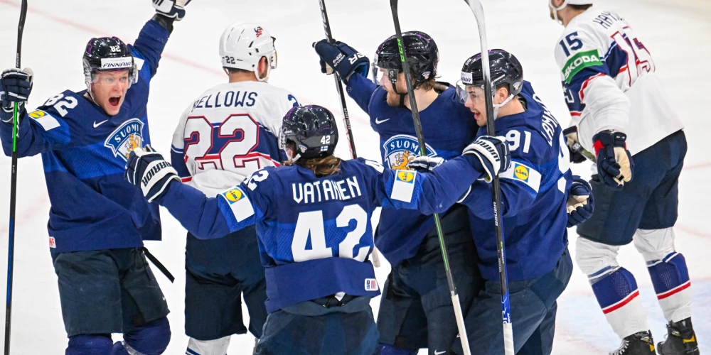 Somija iekļūst pasaules hokeja čempionāta finālā