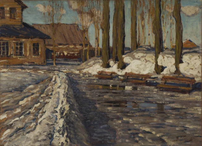 В саду Виестура, 1914