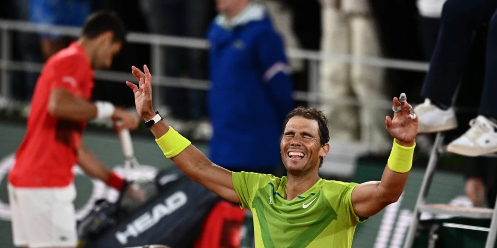 Nadals uzvar Džokoviču un iekļūst "French Open" pusfinālā