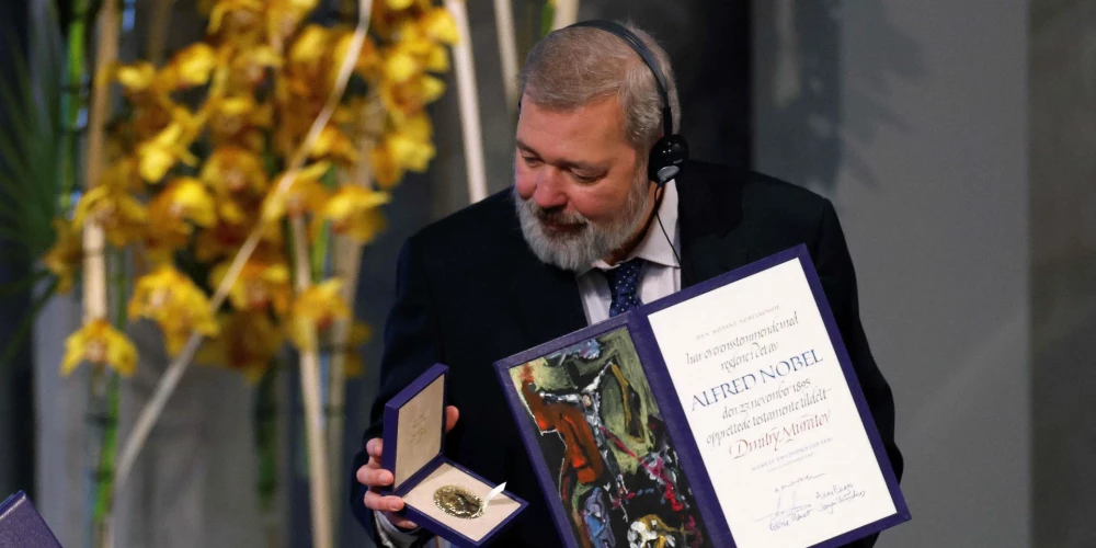 Izsolē izlikta Muratova Nobela prēmijas medaļa; iegūtā nauda tiks novirzīta ukraiņu bērniem