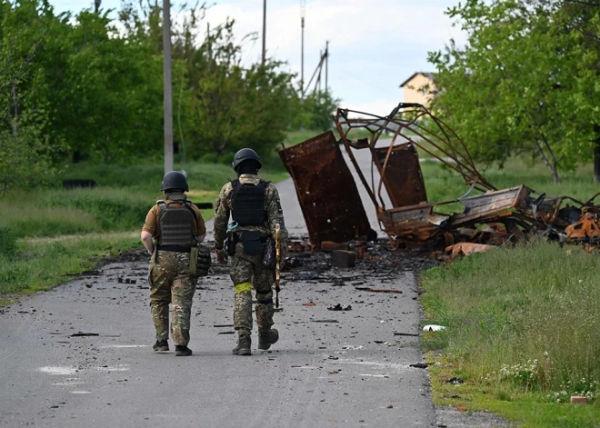 Ukrainas karavīri Harkivas apgabalā vairākās vietās sasnieguši Krievijas robežu