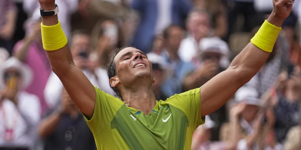 Nadals četrpadsmito reizi karjerā uzvar Francijas atklātajā čempionātā
