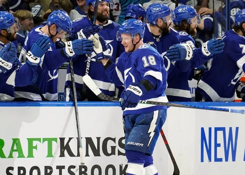 Uzvaras vārtus 41,6 sekundes pirms pamatlaika beigām guva Ondržejs Palāts (#18).