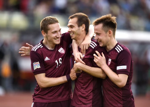 UEFA Nāciju līgas spēle futbolā starp Latvijas un Lihtenšteinas izlasēm Daugavas stadionā.