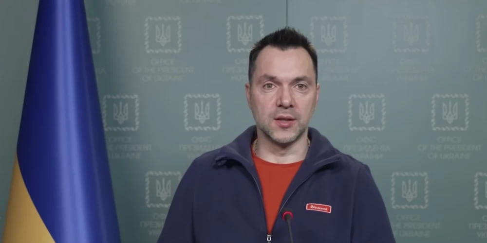 Ukrainas prezidenta biroja vadītāja padomnieks Oleksijs Arestovičs. 