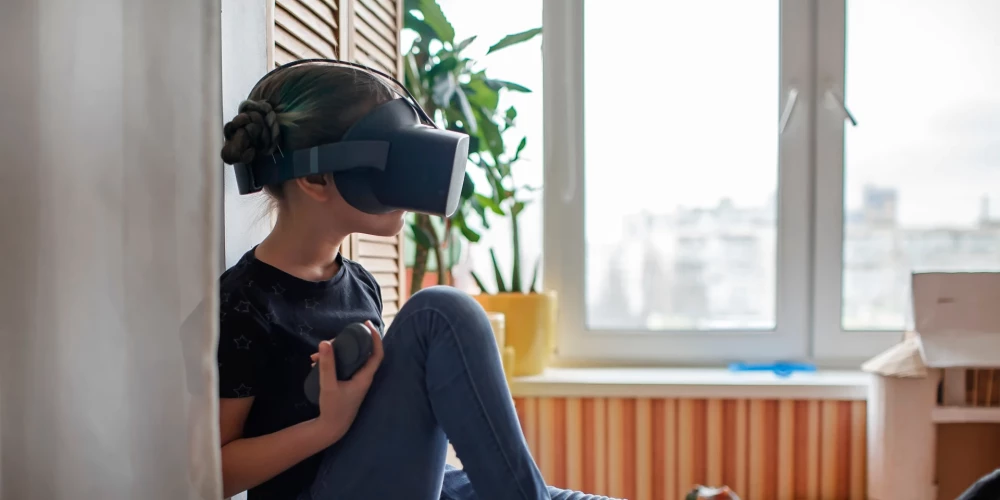 Lai aizmirstu satraukumu un sāpes, Bērnu slimnīcas pacientiem piedāvās aizmirsties virtuālajā realitātē