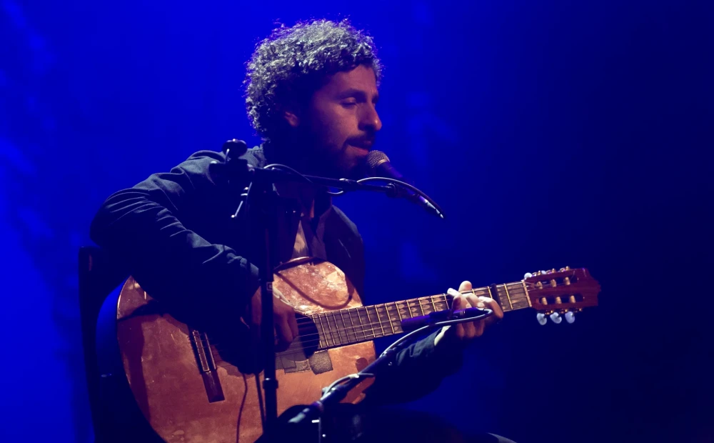 PHOTO: Jose Gonzalez performs a lyrical indi-pop performance in the Palladium Hall