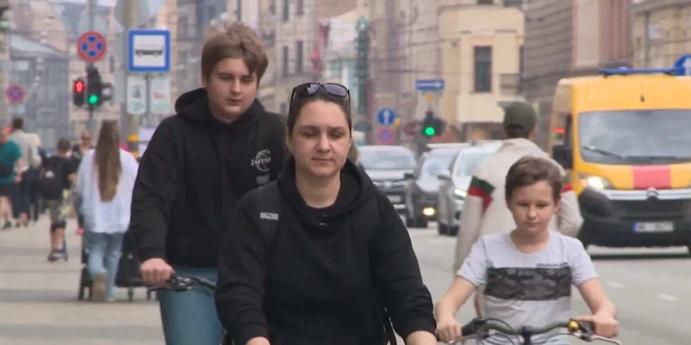 Киевлянка Ольга Облазова и два ее сына 