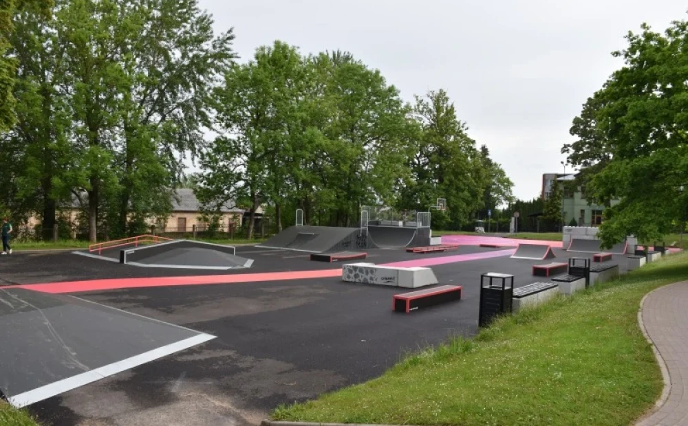 A skate park has been renovated in Cēsis for 90,000 euros