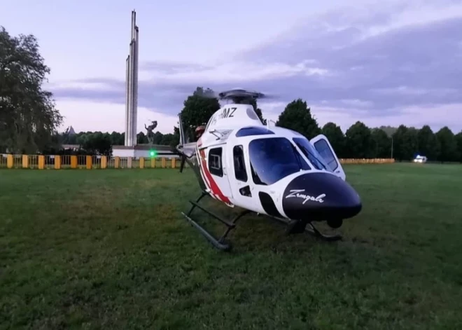 Было всего 3 часа: вертолетом из Даугавпилса в Ригу доставили донорское сердце