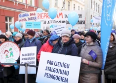 LIZDA rīkotais pikets pie Saeimas, 2019.g.
