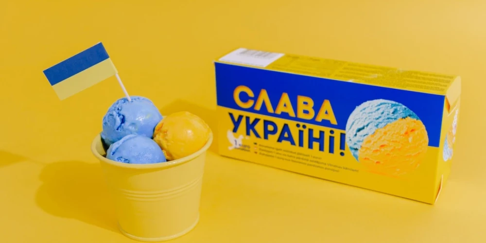 Для украинцев бесплатно: в Латвии выпустили мороженое "Слава Україні"