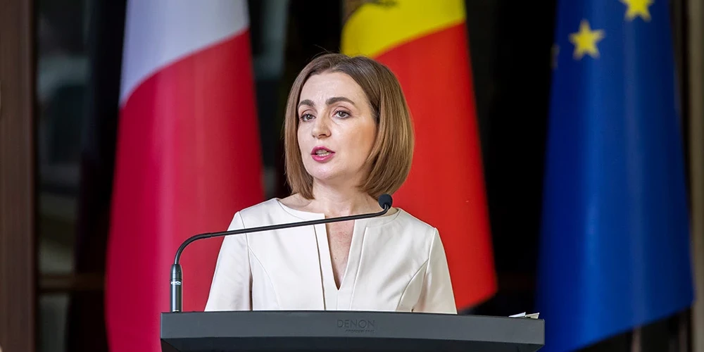 Maija Sandu parakstījusi likumu, kas aizliedz Moldovā pārraidīt visas Krievijas ziņu programmas.