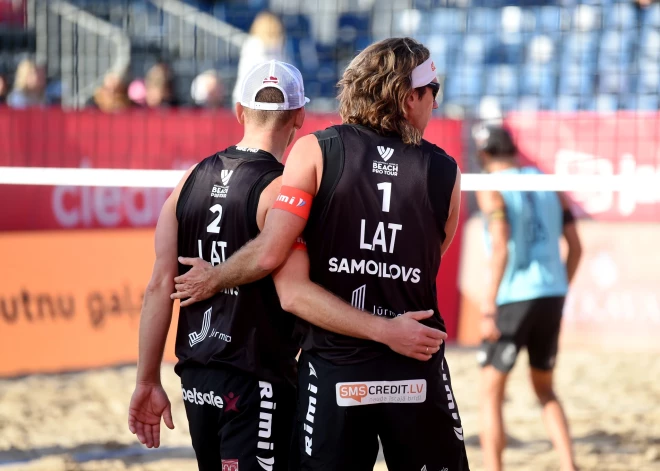 Samoilovs/Šmēdiņš par iekļūšanu "King of the Court" pusfinālā cīnīsies "play-off" mačā