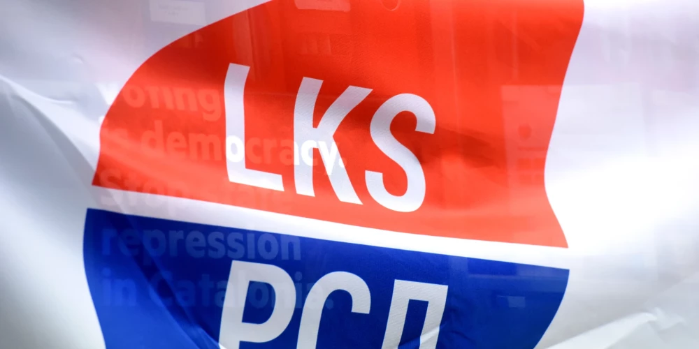 Partijas "Latvijas Krievu savienîba" logo.