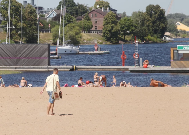 Rīgas domes Mājokļu un vides departaments: Ķīpsalas peldvietā var droši peldēties