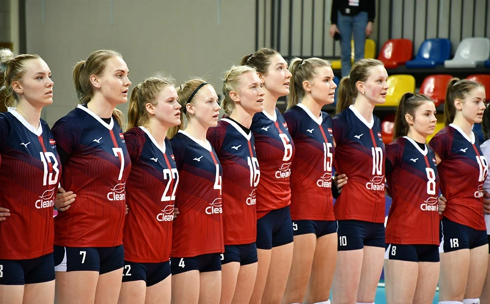 La squadra di pallavolo femminile lettone ha iniziato i preparativi per la qualificazione EC