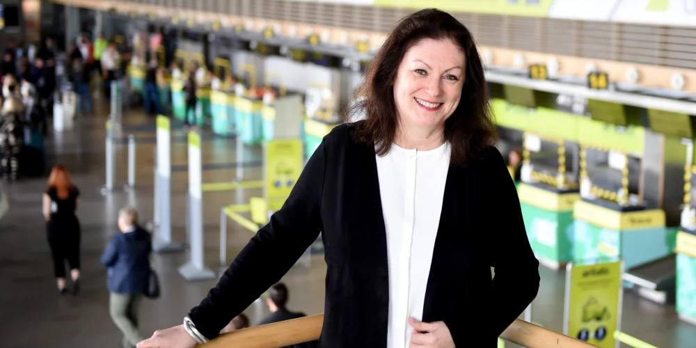 Председатель правления аэропорта "Рига" Лайла Одиня