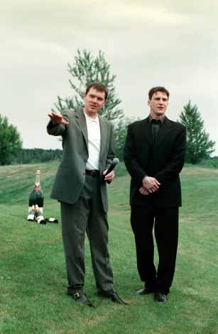 Armands un Sandis 2002. gadā.