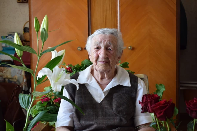 Baušķeniece Marija Treigute nosvinējusi savu 100. dzimšanas dienu.