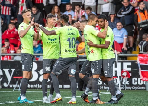 "Riga"  ceturtdien viesos UEFA Konferences līgas kvalifikācijas pirmās kārtas pirmajā spēlē ar 2:0 (1:0) pieveica ziemeļīru "Derry City".