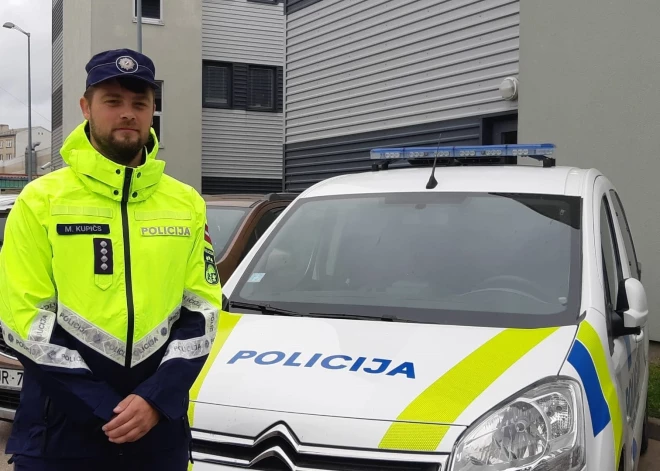 "Priecājos, ka mums ir tādi cilvēcīgi policisti," - Liepājā atkal apbrīno labsirdīgā Madara Kupiča rīcību