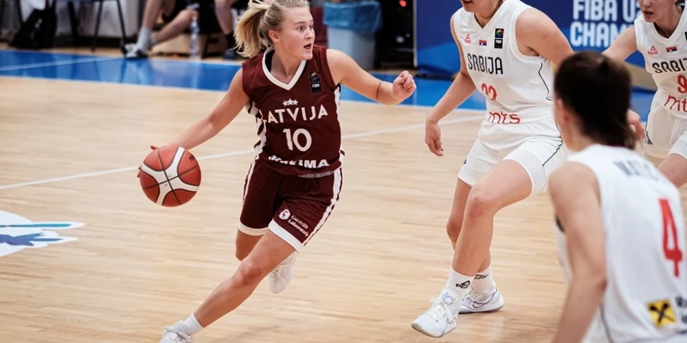 Soda metiens nodrošina Latvijas basketbolistēm uzvaru pirmajā Eiropas U-20 čempionāta cīņā