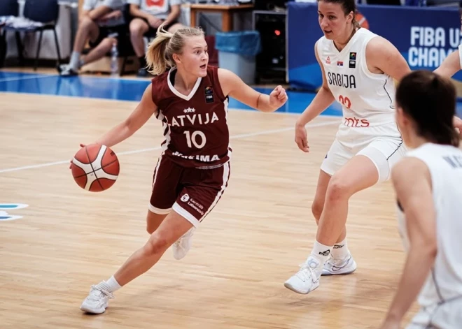 Soda metiens nodrošina Latvijas basketbolistēm uzvaru pirmajā Eiropas U-20 čempionāta cīņā