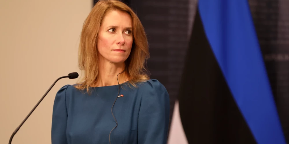 Igaunijas premjerministre Kaja Kallasa. 