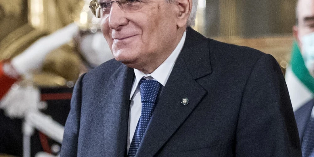 Itālijas prezidents Serdžo Matarella.