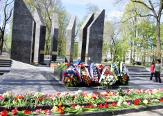 Советский памятник в Даугавпилсе