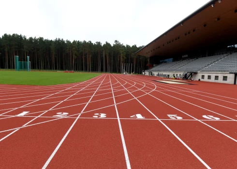 Jāņa Daliņa atjaunotais stadions Valmierā.