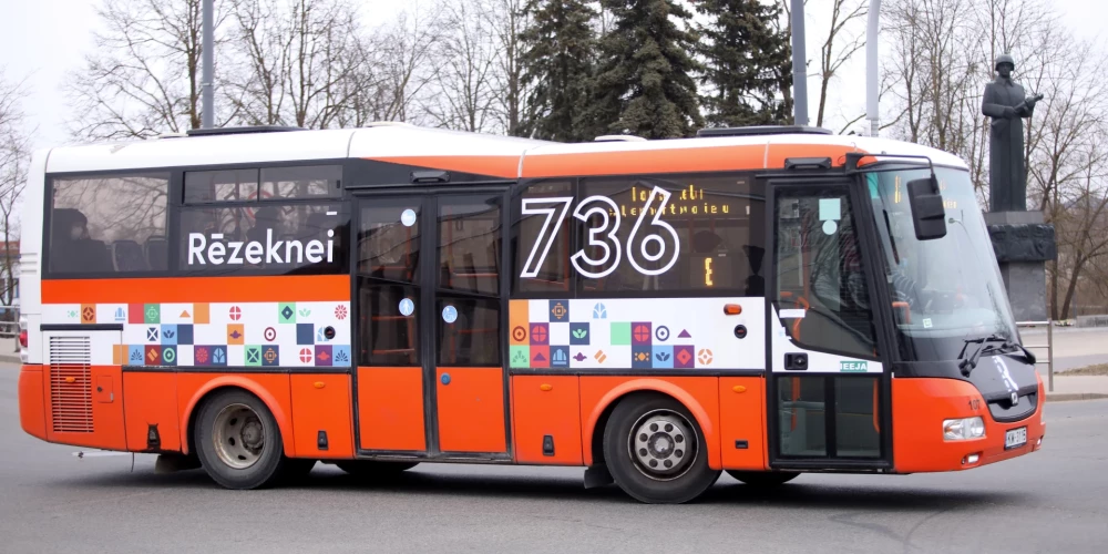 Sabiedriskais transports Rēzeknē.