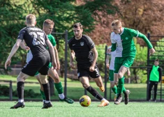 "Valmiera" savā laukumā ar rezultātu 6:1 (1:0) pārspēja "Metta" futbolistus.