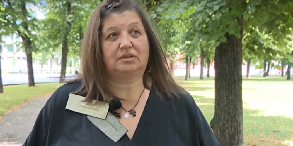 Māksliniece un pedagoģe Diāna Dimza-Dimme.