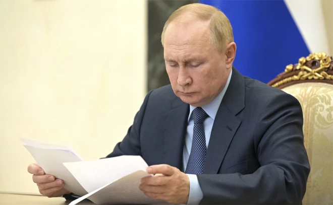 2022. gada 3. augusts. Putins Kremlī.