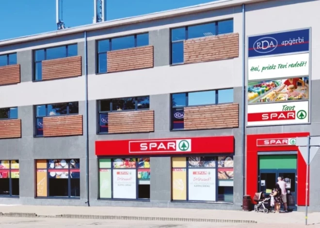 Открывается первый в Латвии магазин Spar