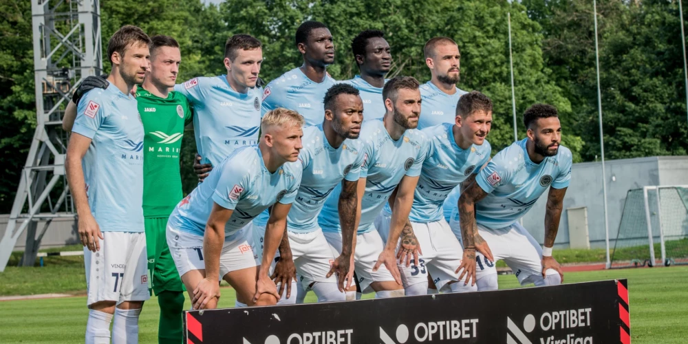 "Riga" futbolisti virslīgas mačā uzvar "Metta" komandu